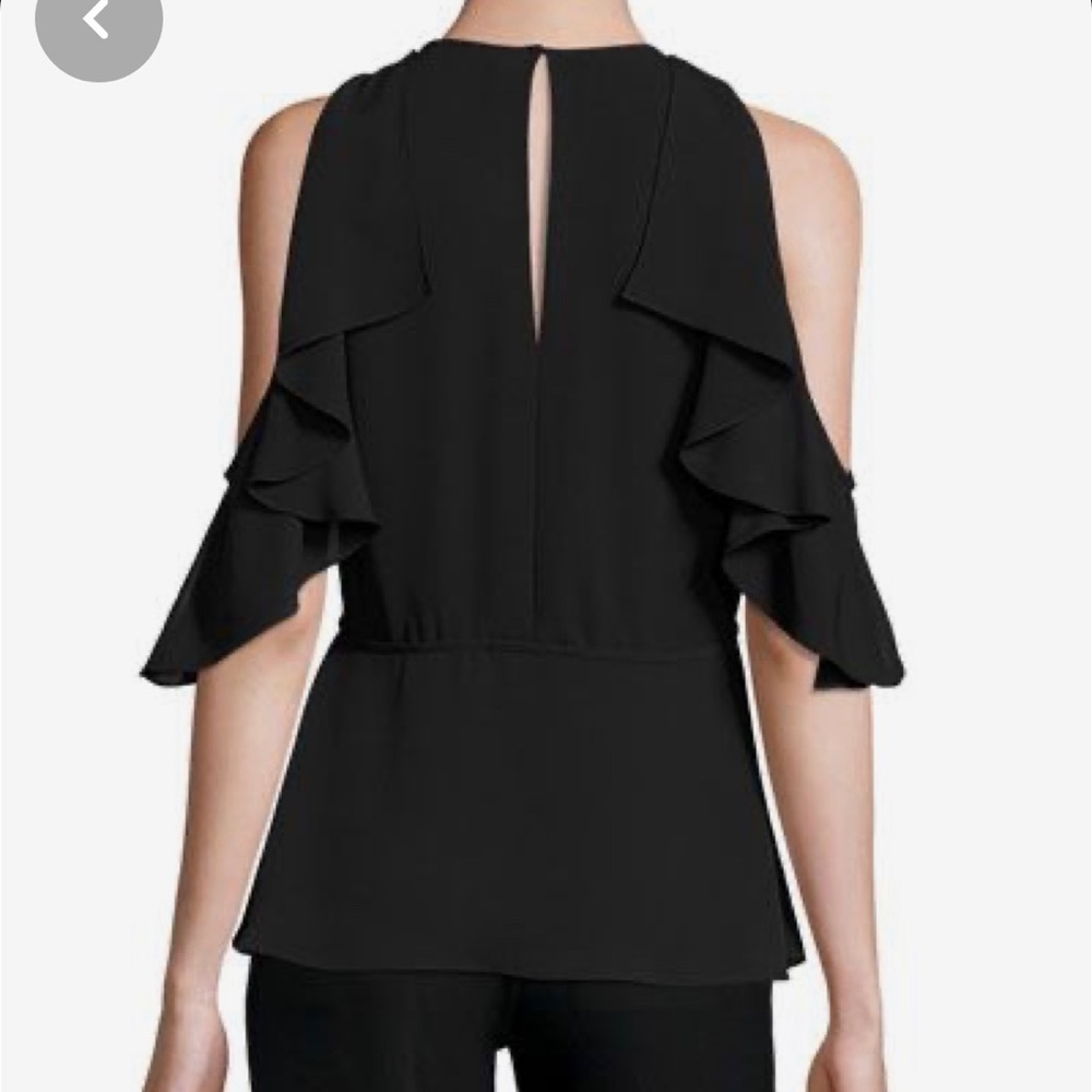 ❌NOT FOR SALE❌L’AGENCE Desiraya Ruffle Cold Shou - Picture 2 of 16